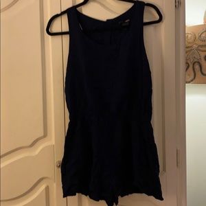 Navy blue romper